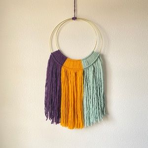Multicolor Double Ring Wall Hanging
